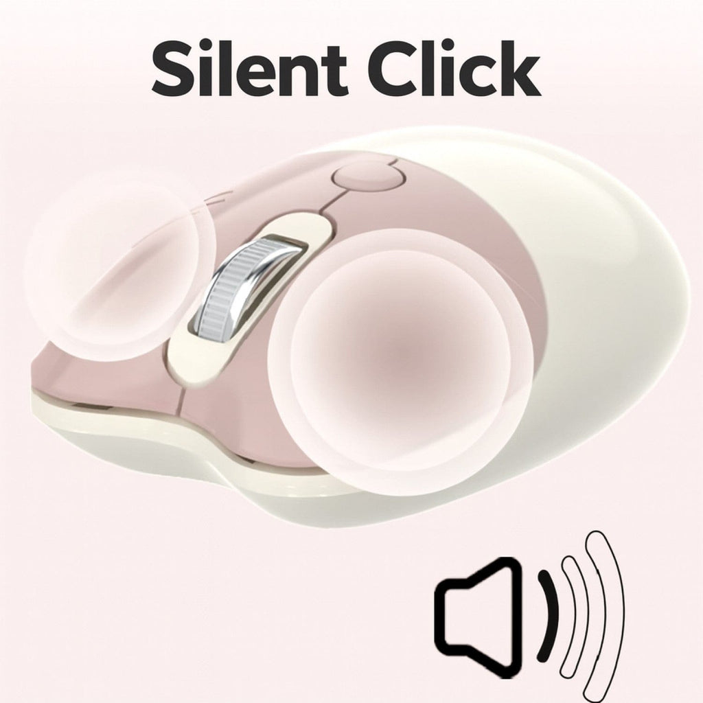 Wireless Keyboard & Mouse Combo with Soft Clicks