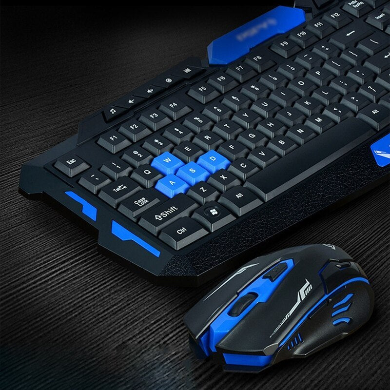 HK8100 Wireless Gaming Keyboard Mouse Combo