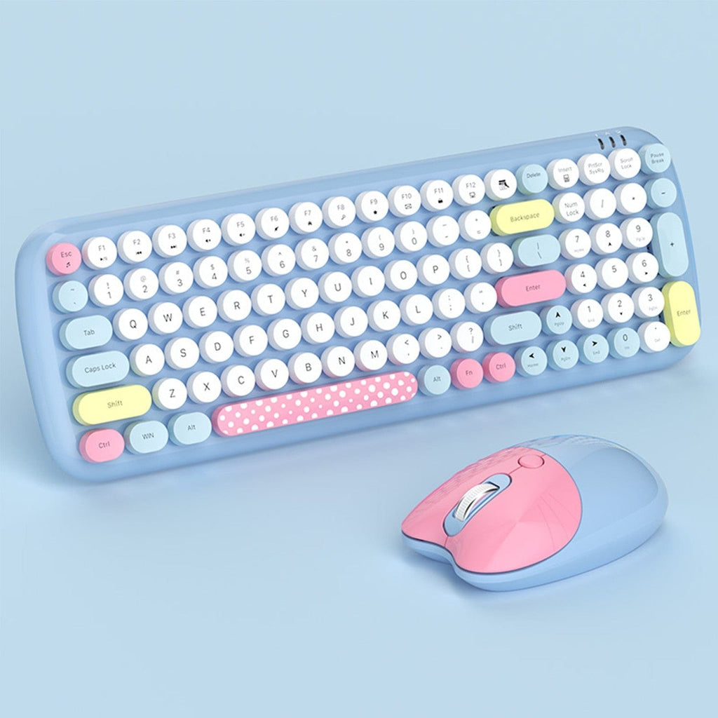 Wireless Keyboard & Mouse Combo with Soft Clicks