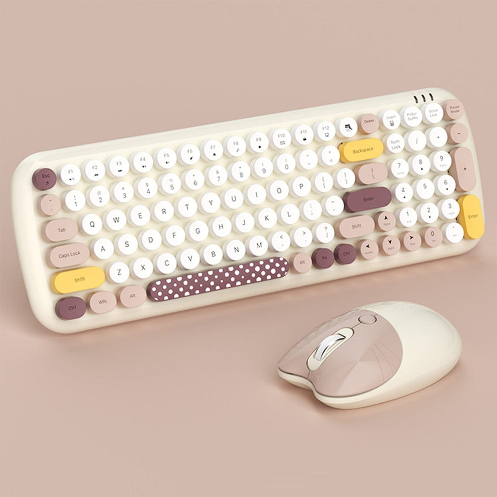 Wireless Keyboard & Mouse Combo with Soft Clicks