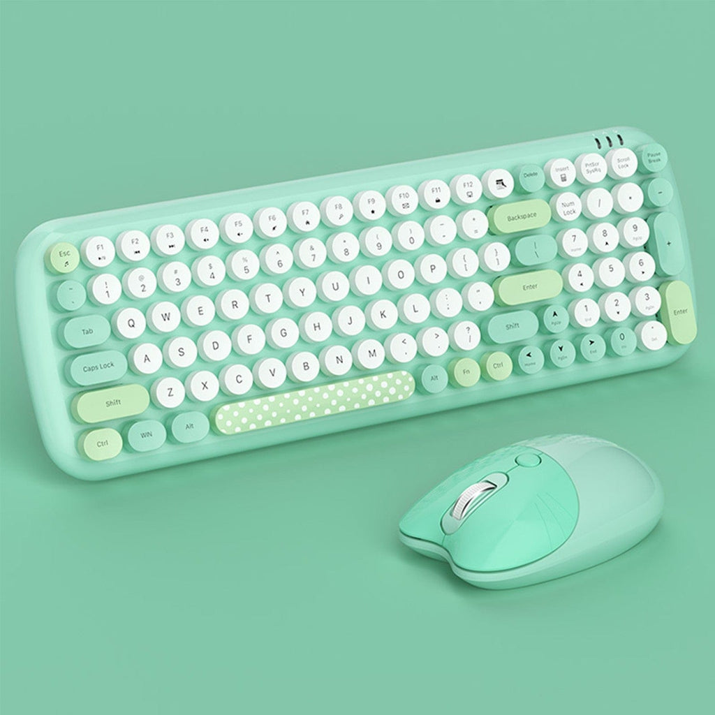Wireless Keyboard & Mouse Combo with Soft Clicks