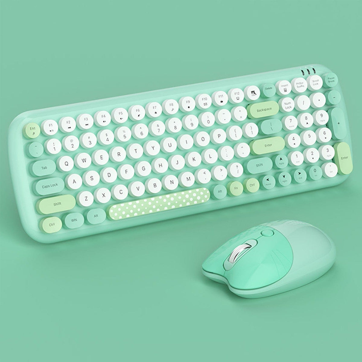 Wireless Keyboard & Mouse Combo with Soft Clicks