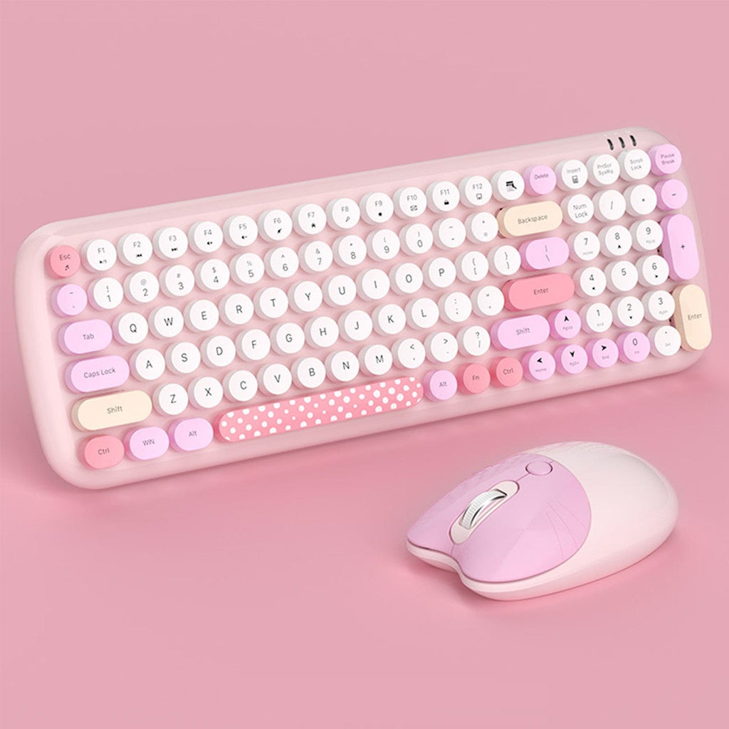 Wireless Keyboard & Mouse Combo with Soft Clicks