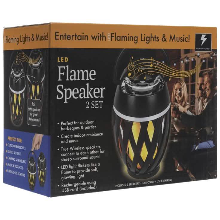 Lantern Flame Bluetooth Speakers (2-Pack)