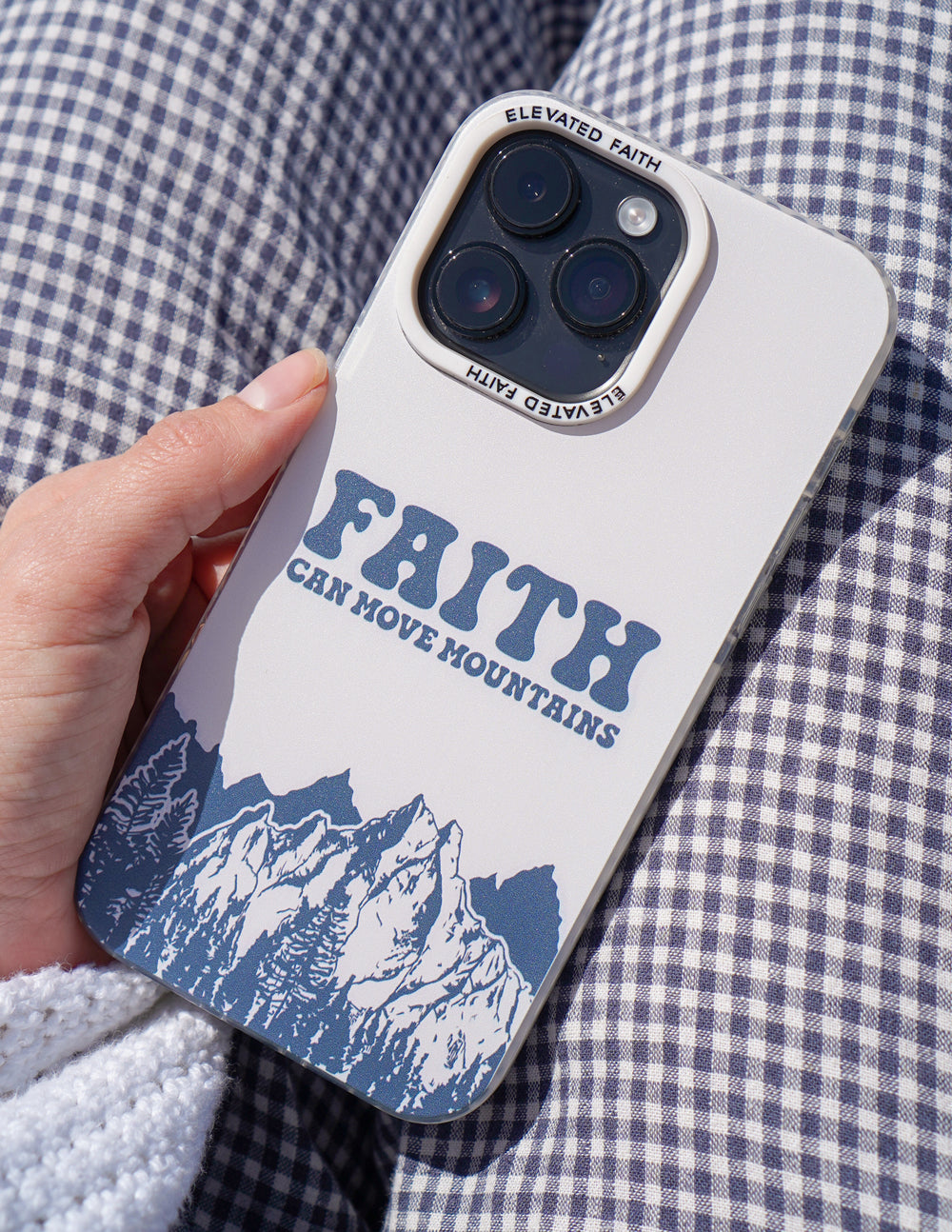 Faith Can Move Mountains iPhone Case