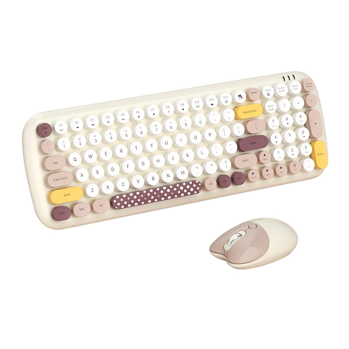 Wireless Keyboard & Mouse Combo with Soft Clicks
