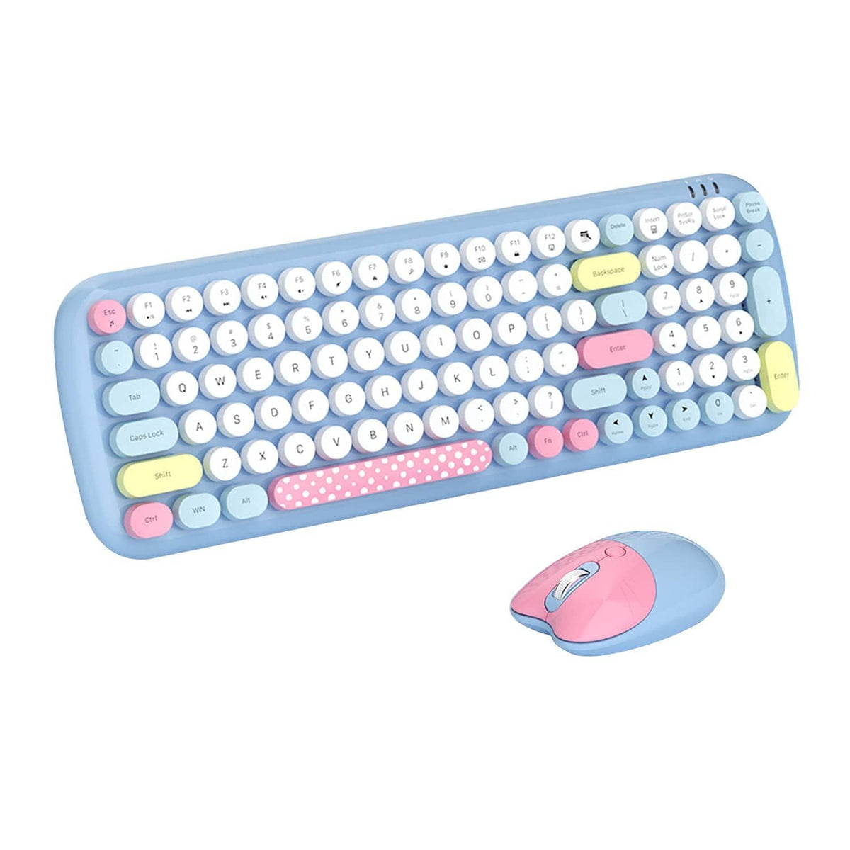 Wireless Keyboard & Mouse Combo with Soft Clicks