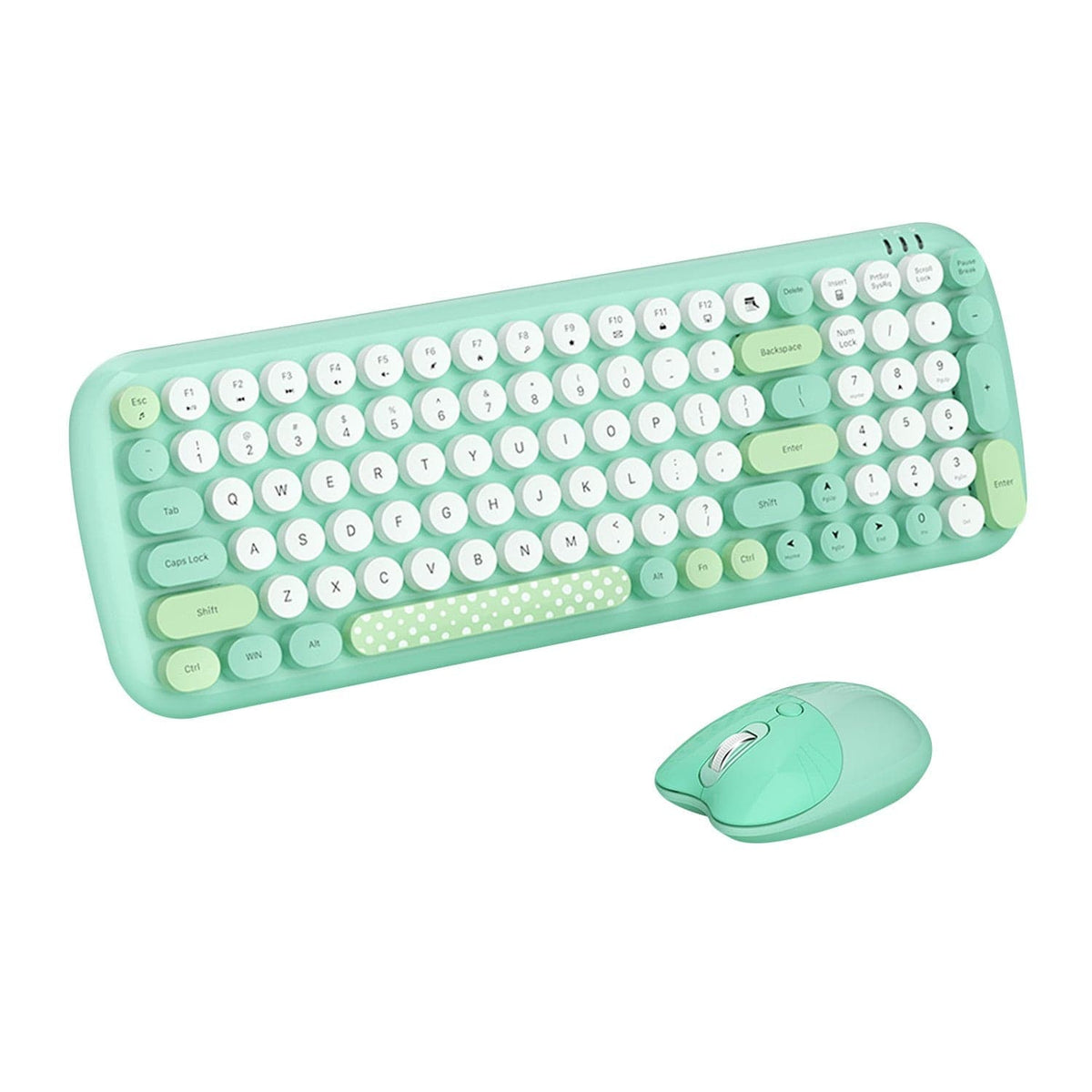 Wireless Keyboard & Mouse Combo with Soft Clicks