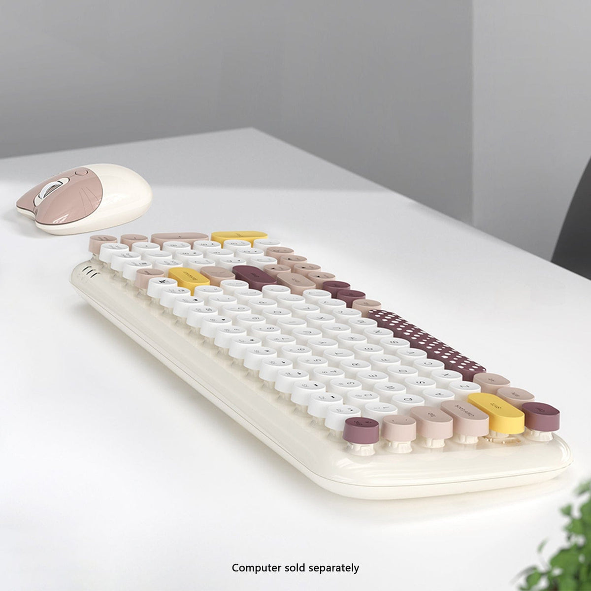 Wireless Keyboard & Mouse Combo with Soft Clicks