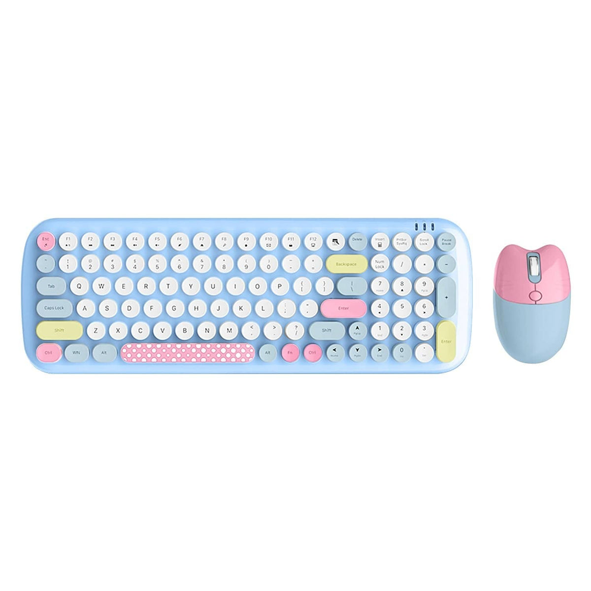 Wireless Keyboard & Mouse Combo with Soft Clicks