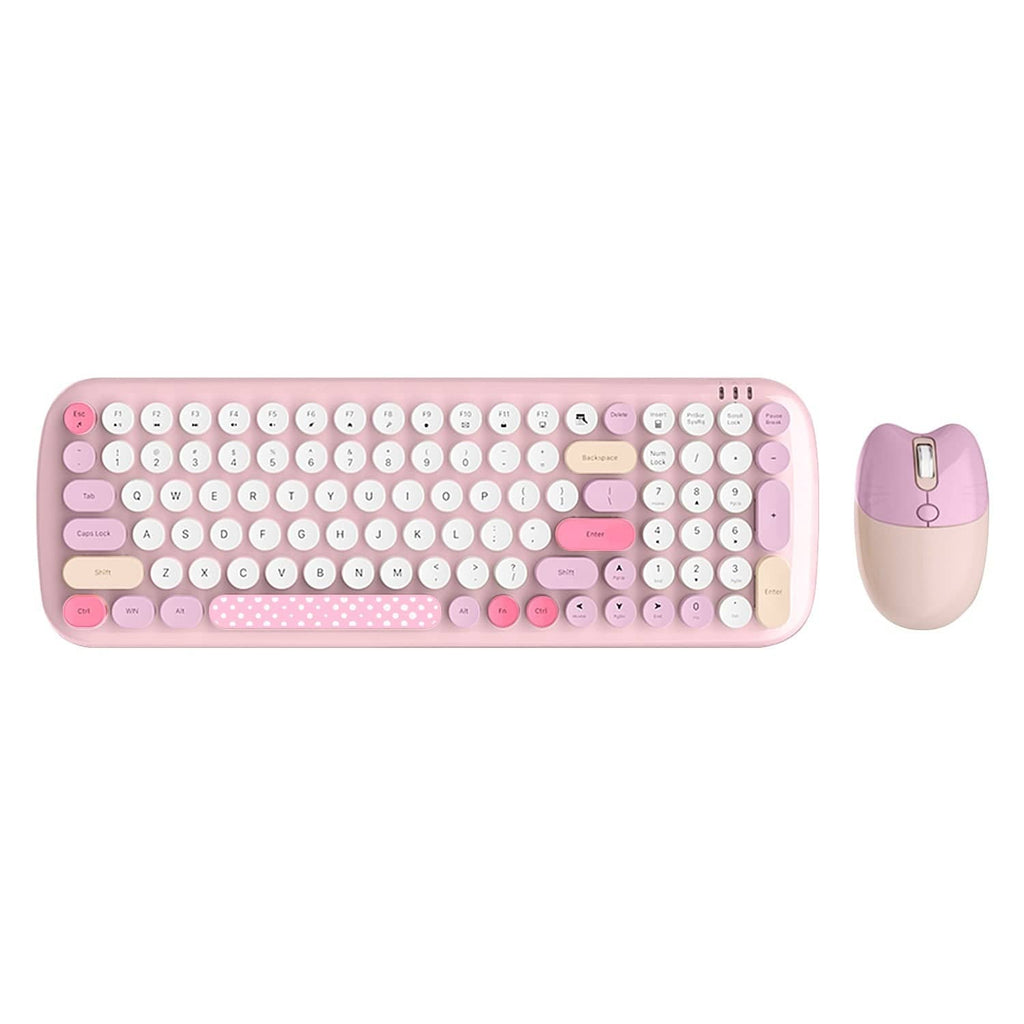 Wireless Keyboard & Mouse Combo with Soft Clicks