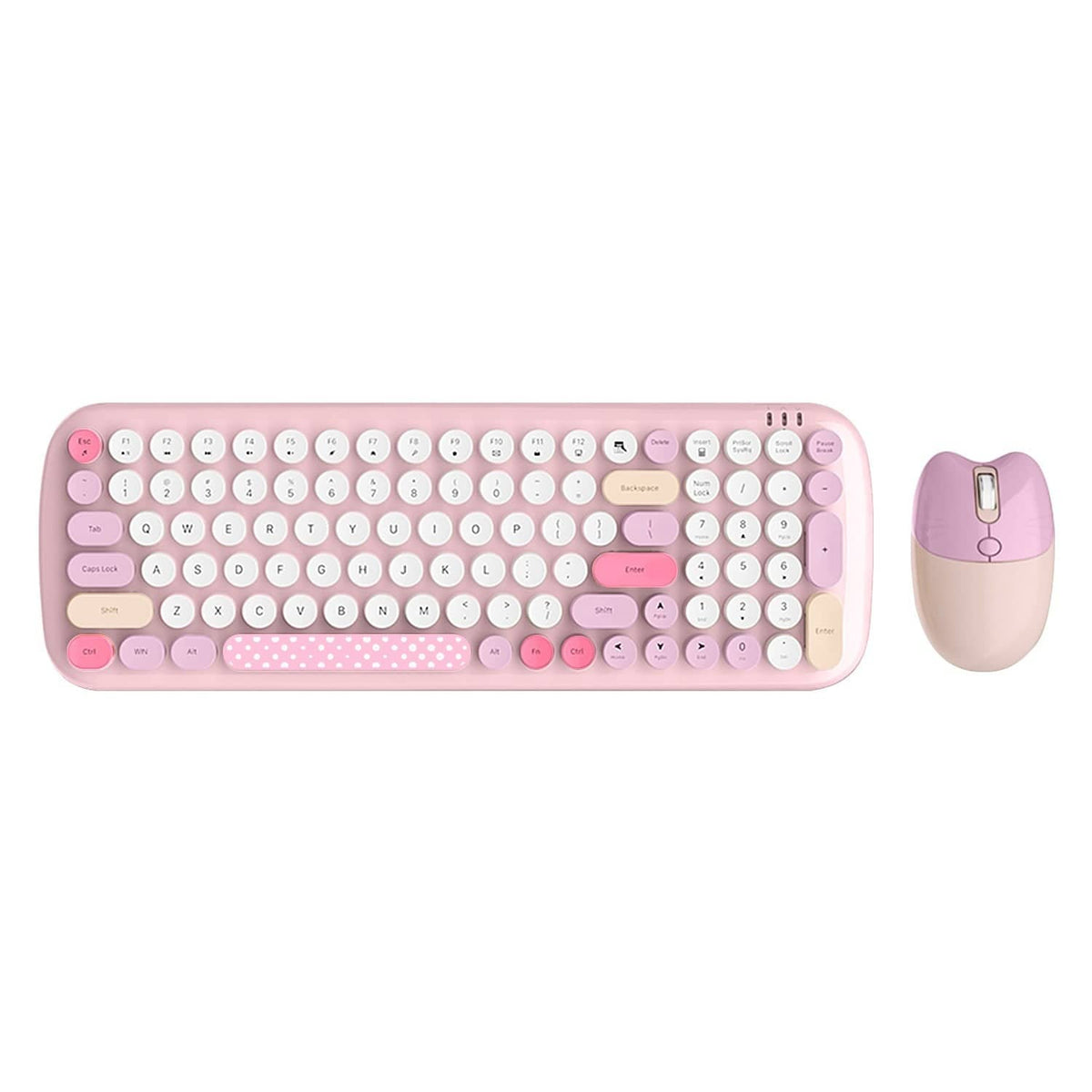 Wireless Keyboard & Mouse Combo with Soft Clicks