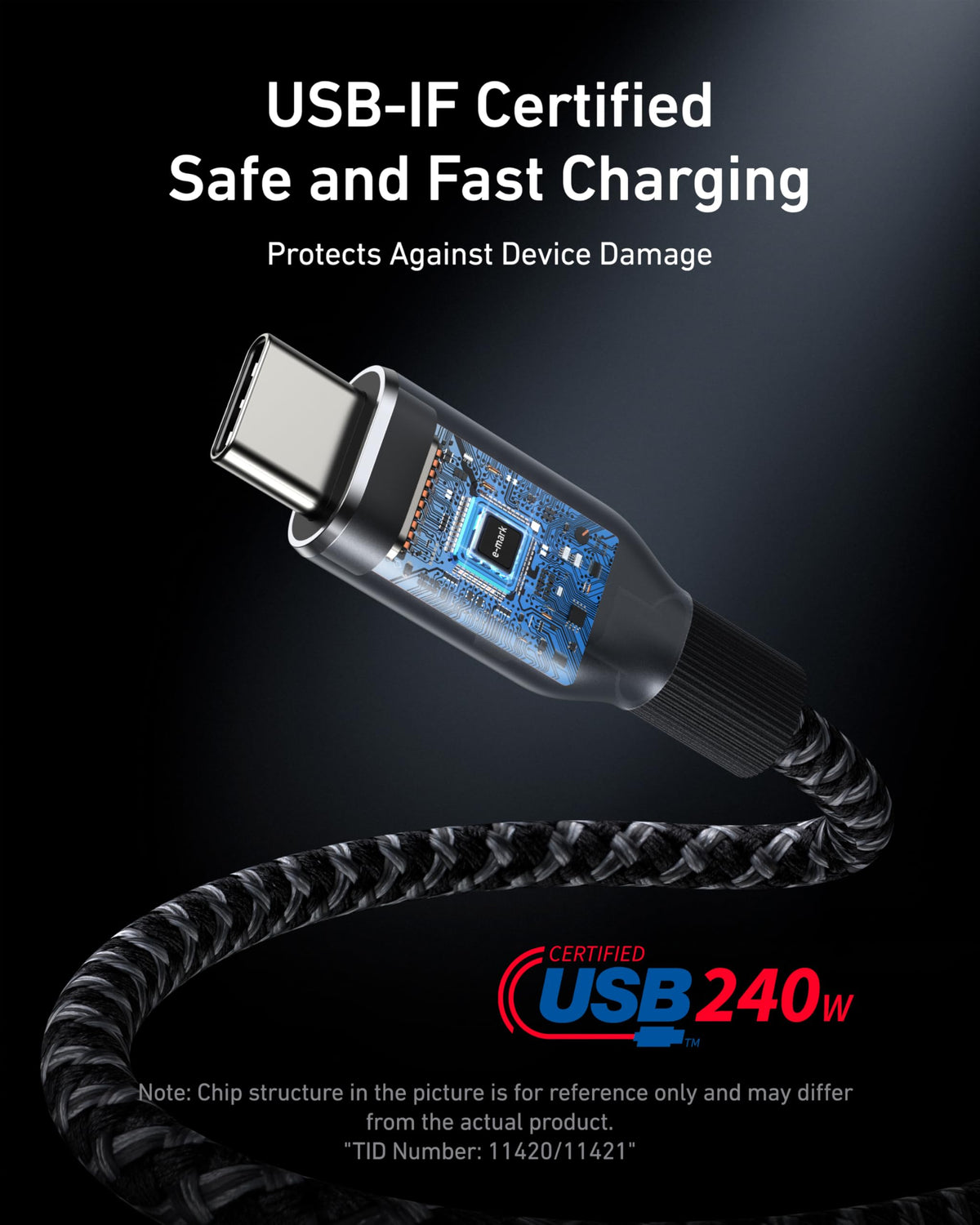 Anker Prime 240W Braided USB-C Cable