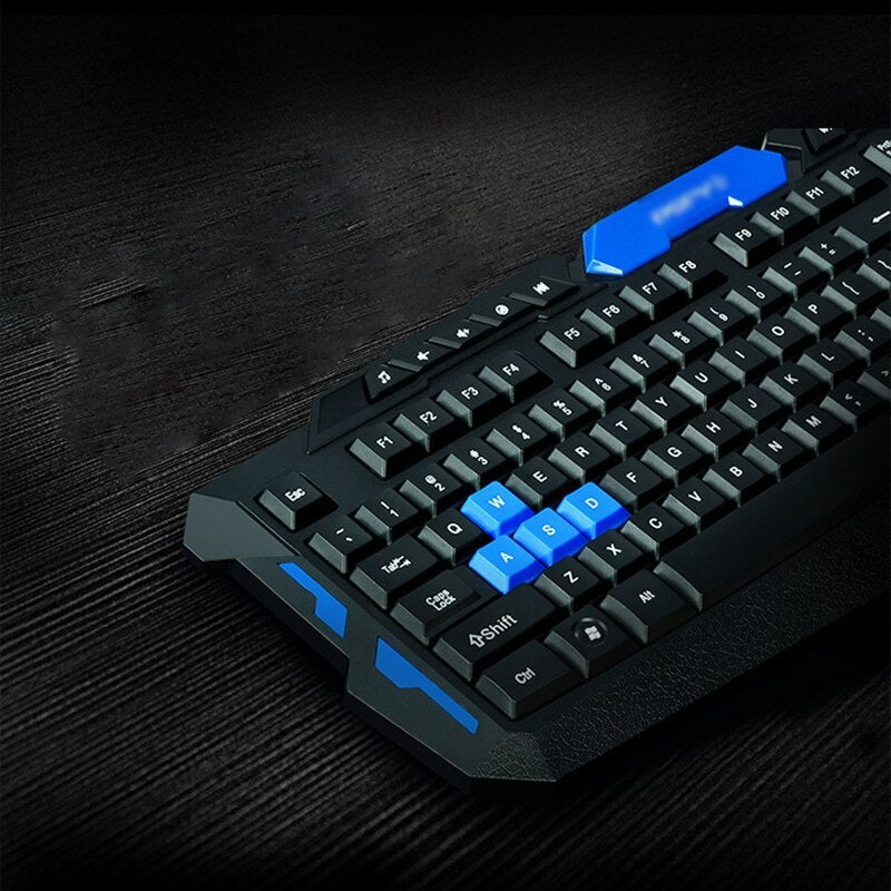 HK8100 Wireless Gaming Keyboard Mouse Combo