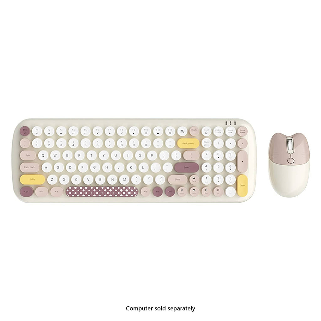 Wireless Keyboard & Mouse Combo with Soft Clicks