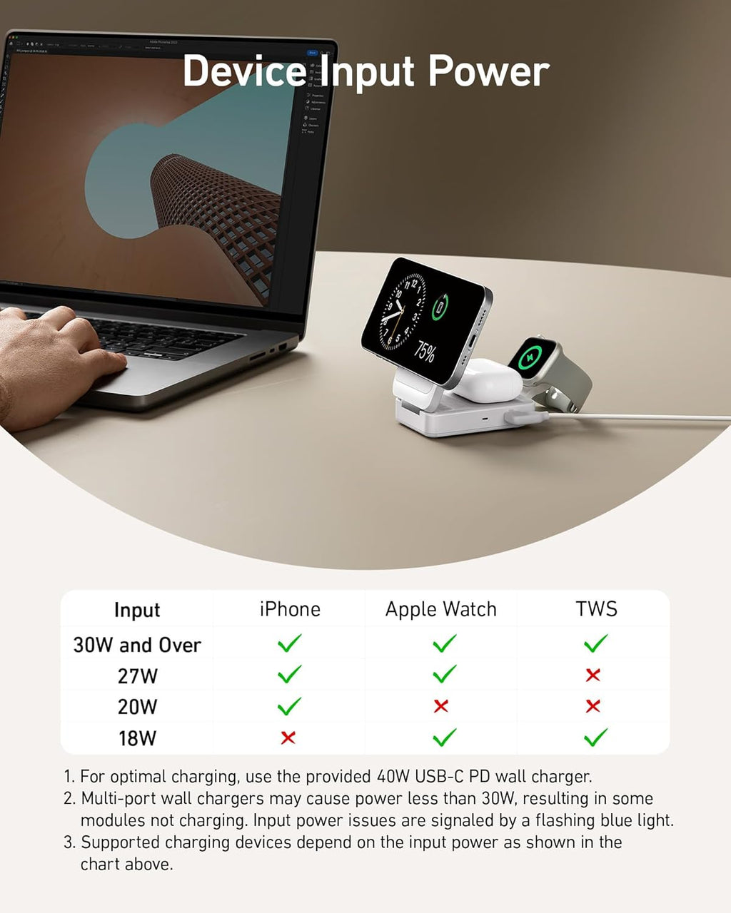 Anker MagGo 3-in-1 Foldable Charging Station