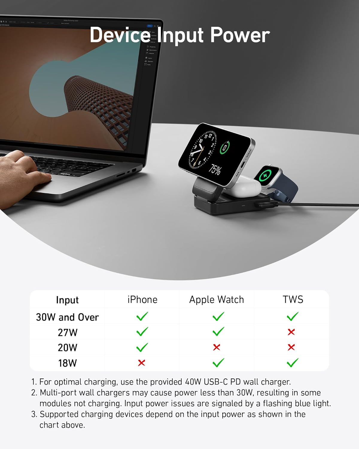 Anker MagGo 3-in-1 Foldable Charging Station