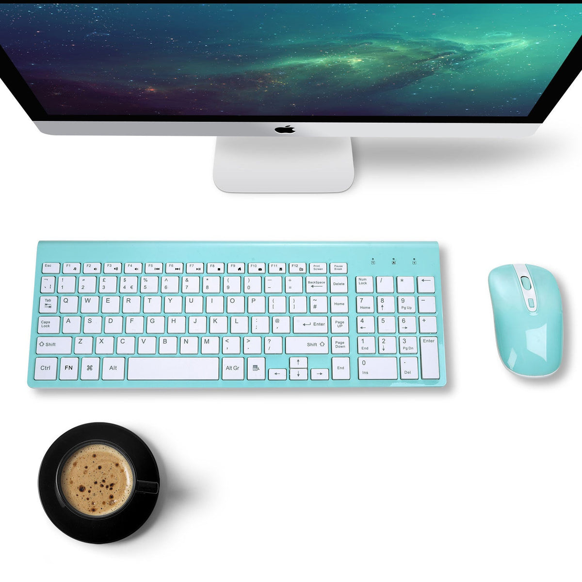 Wireless Keyboard and Mouse Combo Set