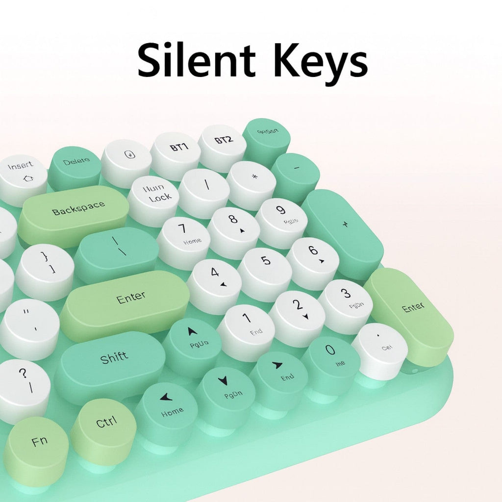 Wireless Keyboard & Mouse Combo with Soft Clicks