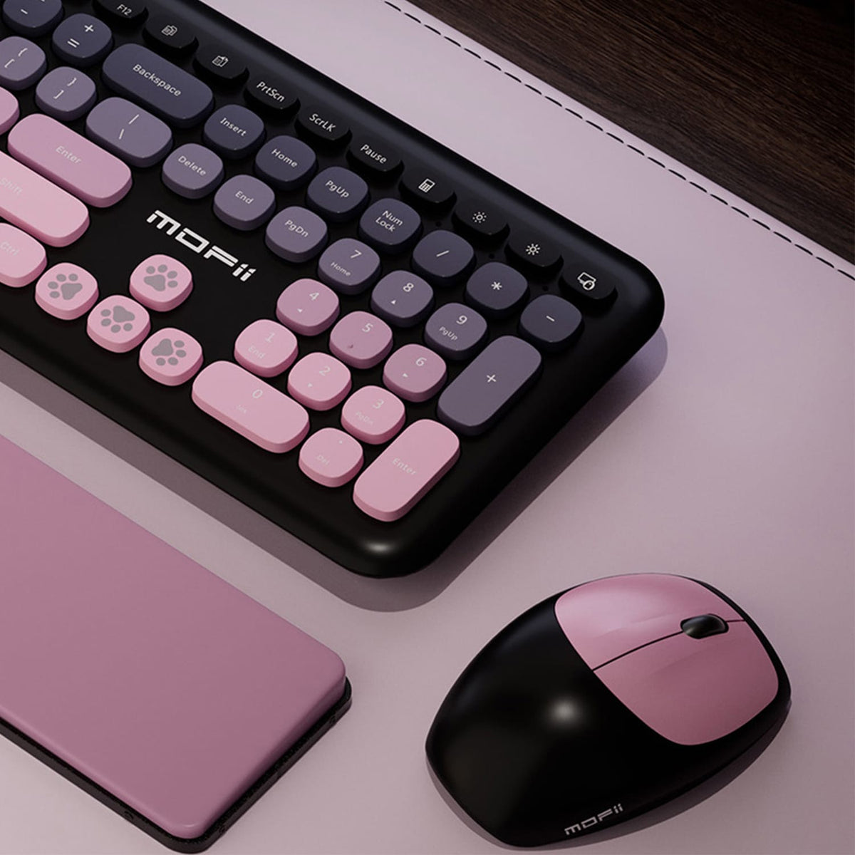 Wireless Keyboard & Mouse Combo with Soft Clicks