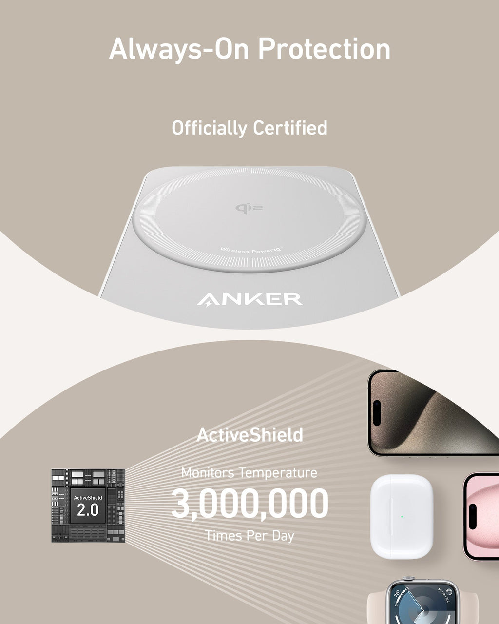 Anker MagGo 3-in-1 Foldable Charging Station