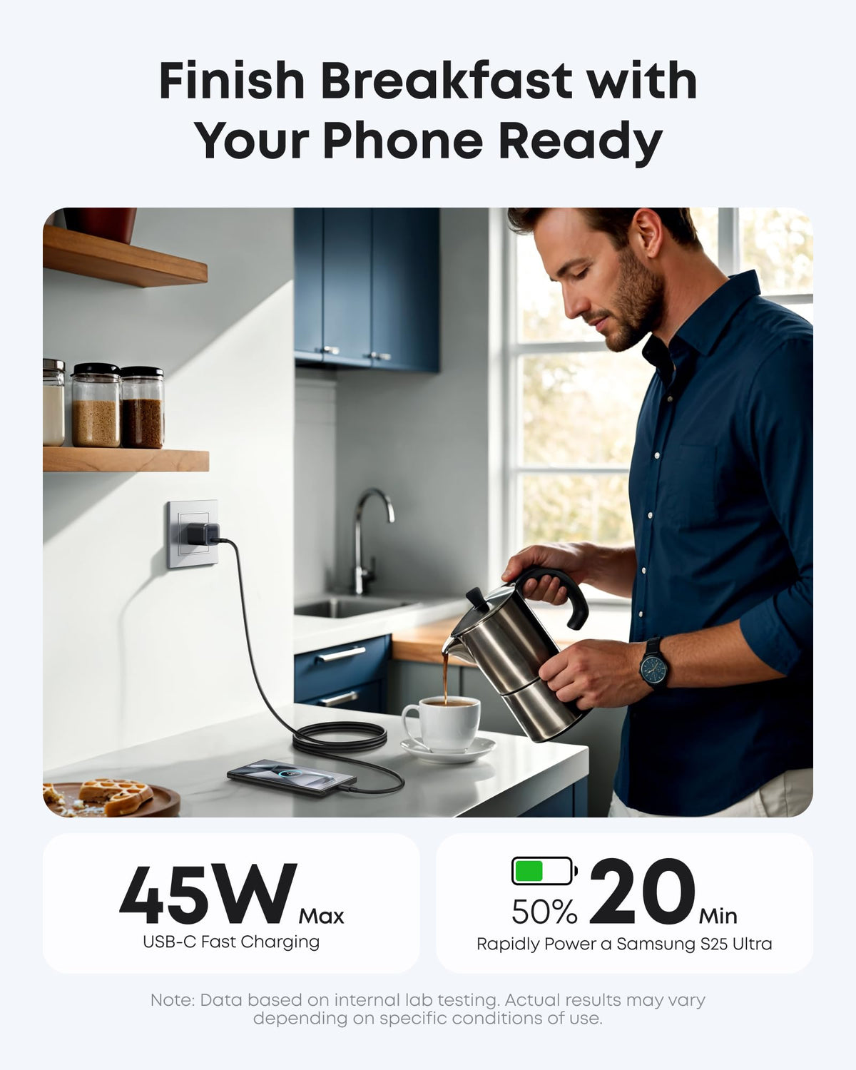 Anker Nano 45W Charger with USB-C Cable