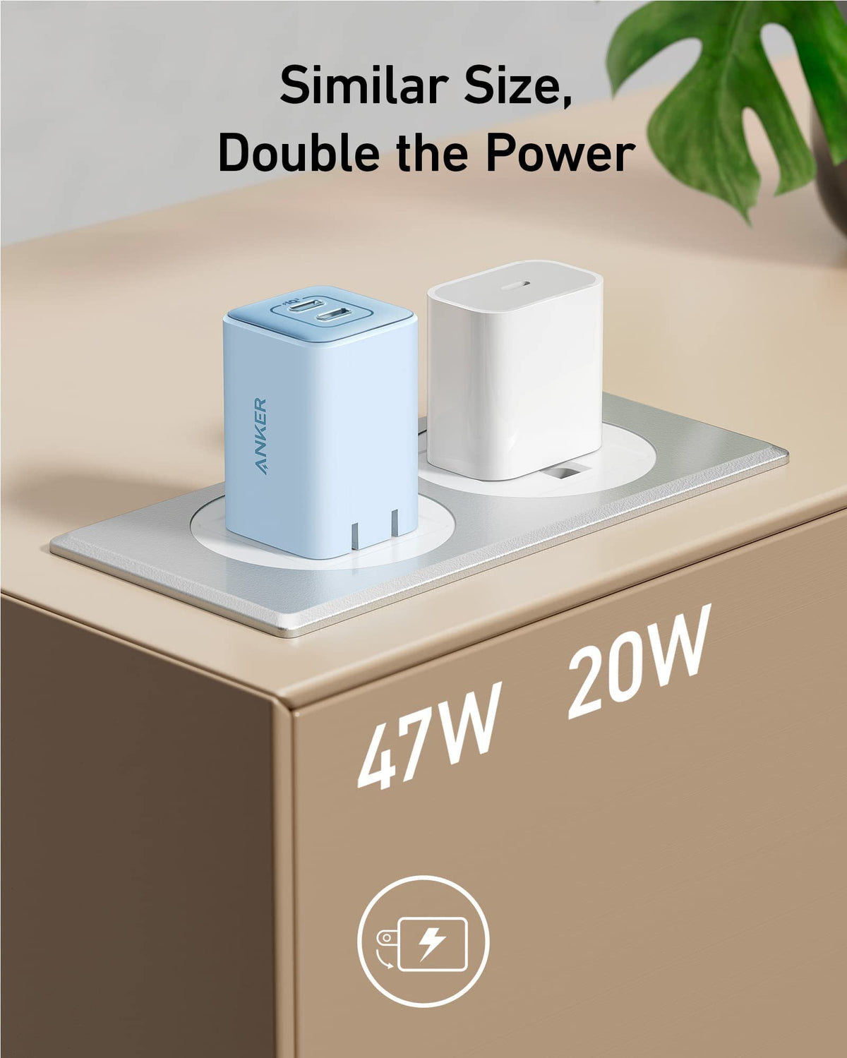 Anker 523 Nano 3 Charger (47W, 2 Ports)