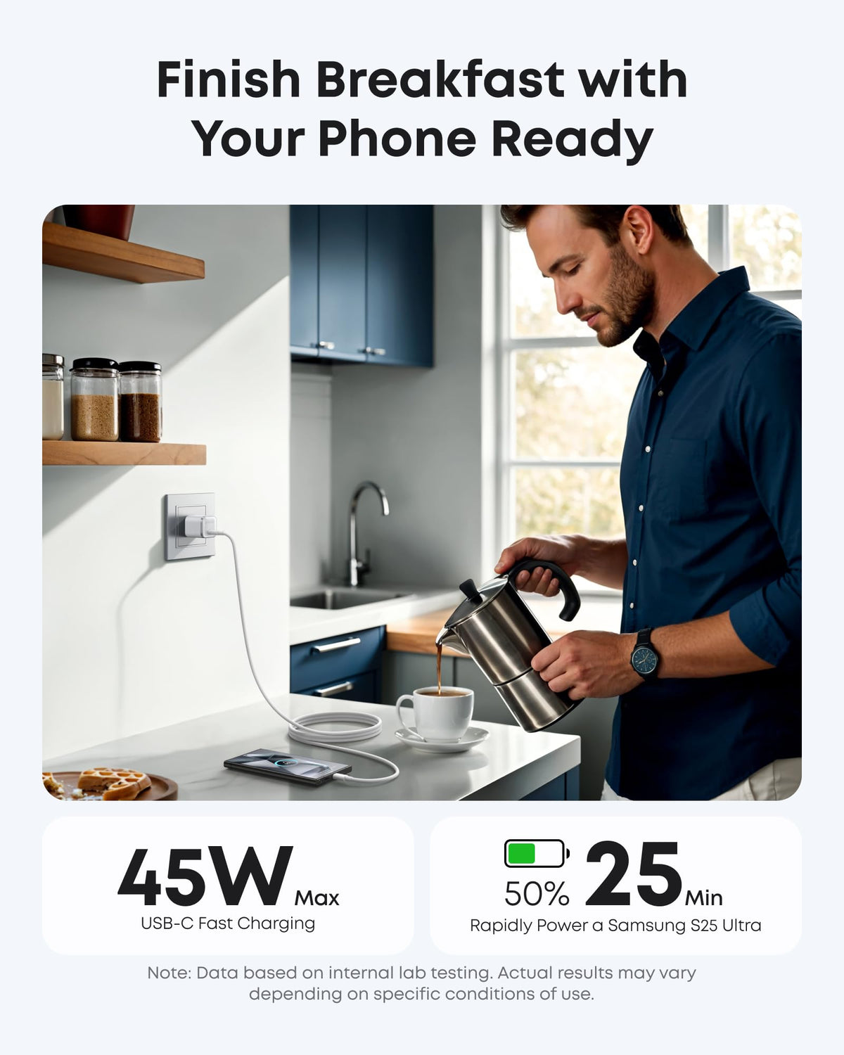 Anker Nano 45W Charger with USB-C Cable