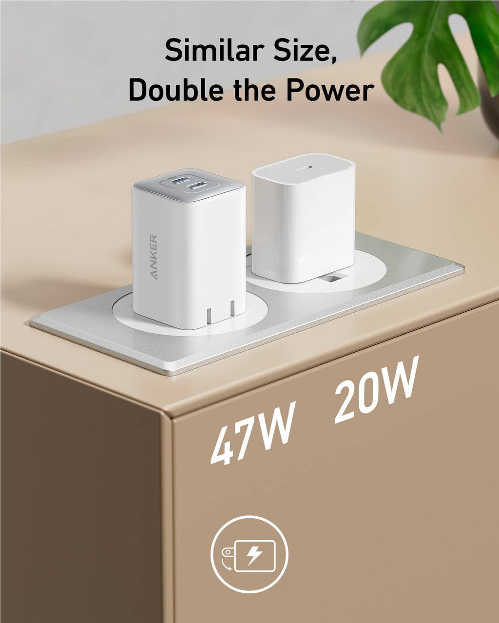 Anker 523 Nano 3 Charger (47W, 2 Ports)
