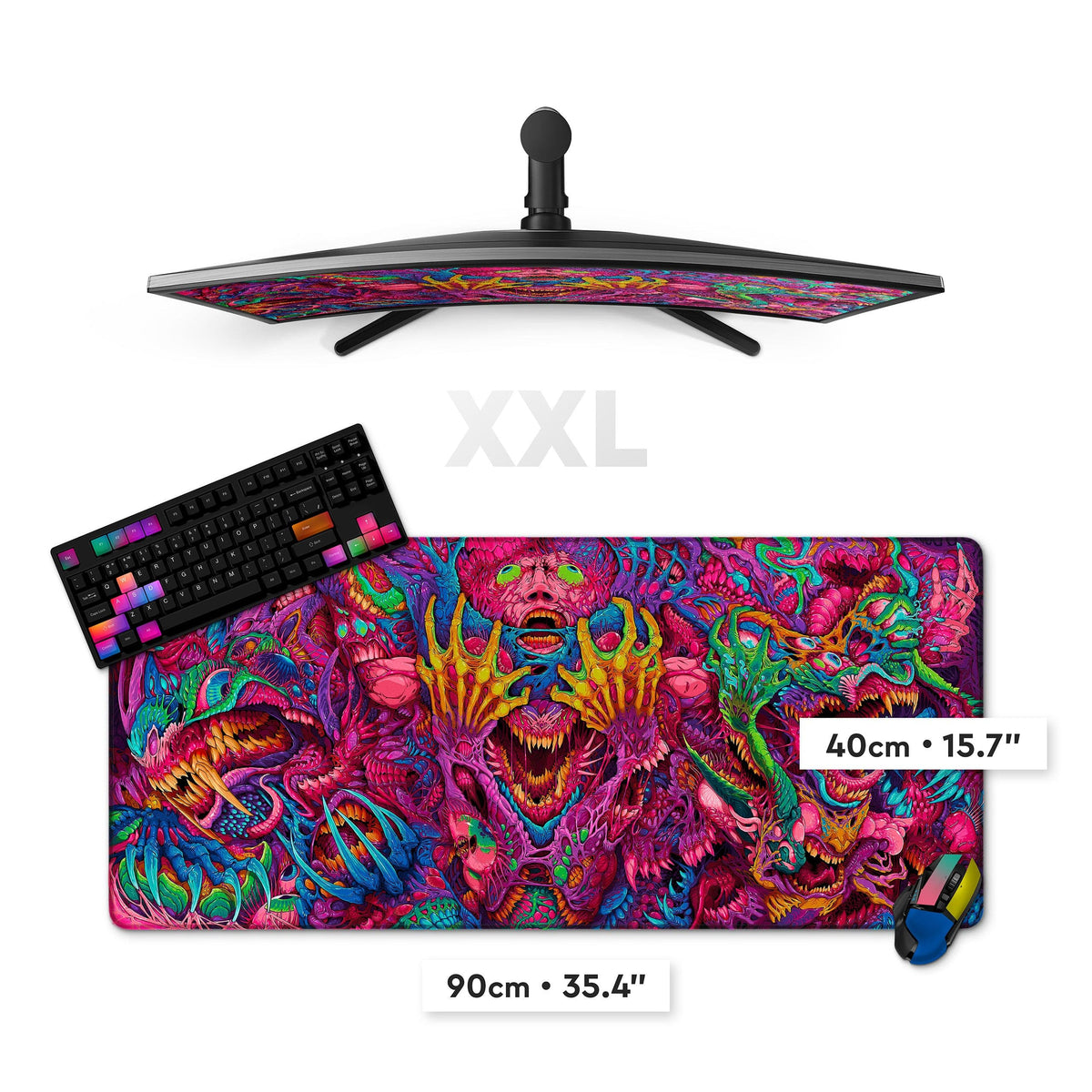 Custom Print Deskmat XXL (35.4" x 15.7")