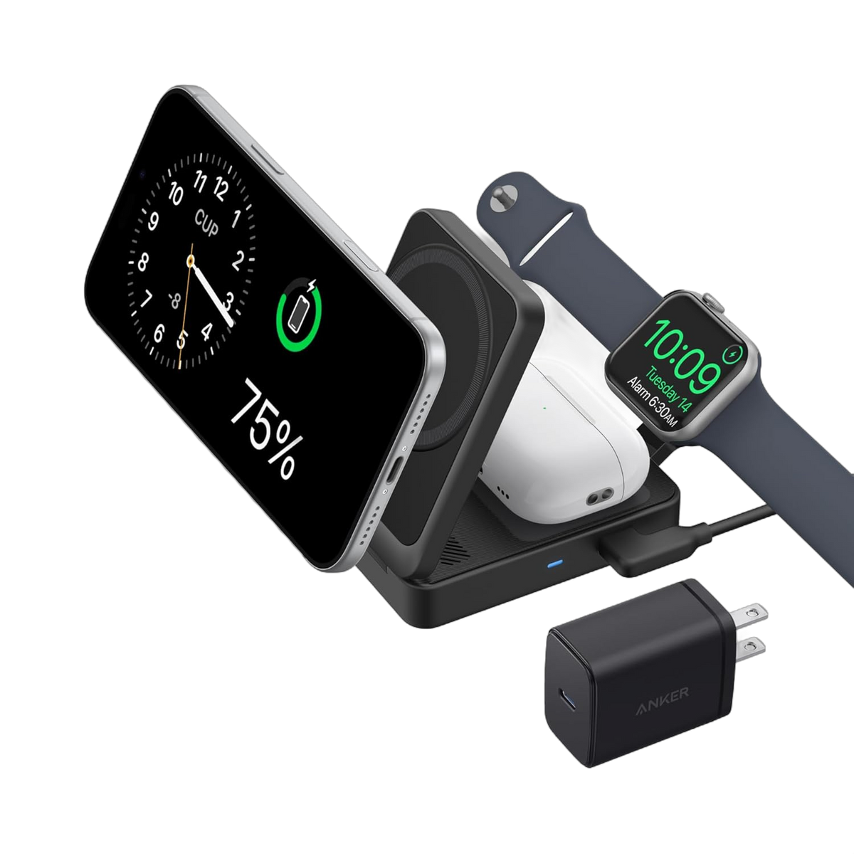 Anker MagGo 3-in-1 Foldable Charging Station