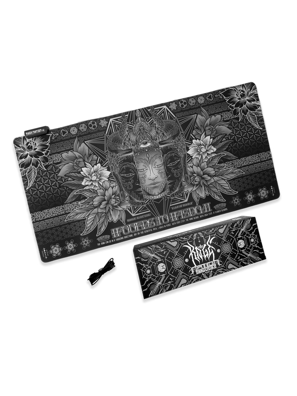 Wounds to Wisdom XXL RGB Gaming Mousepad