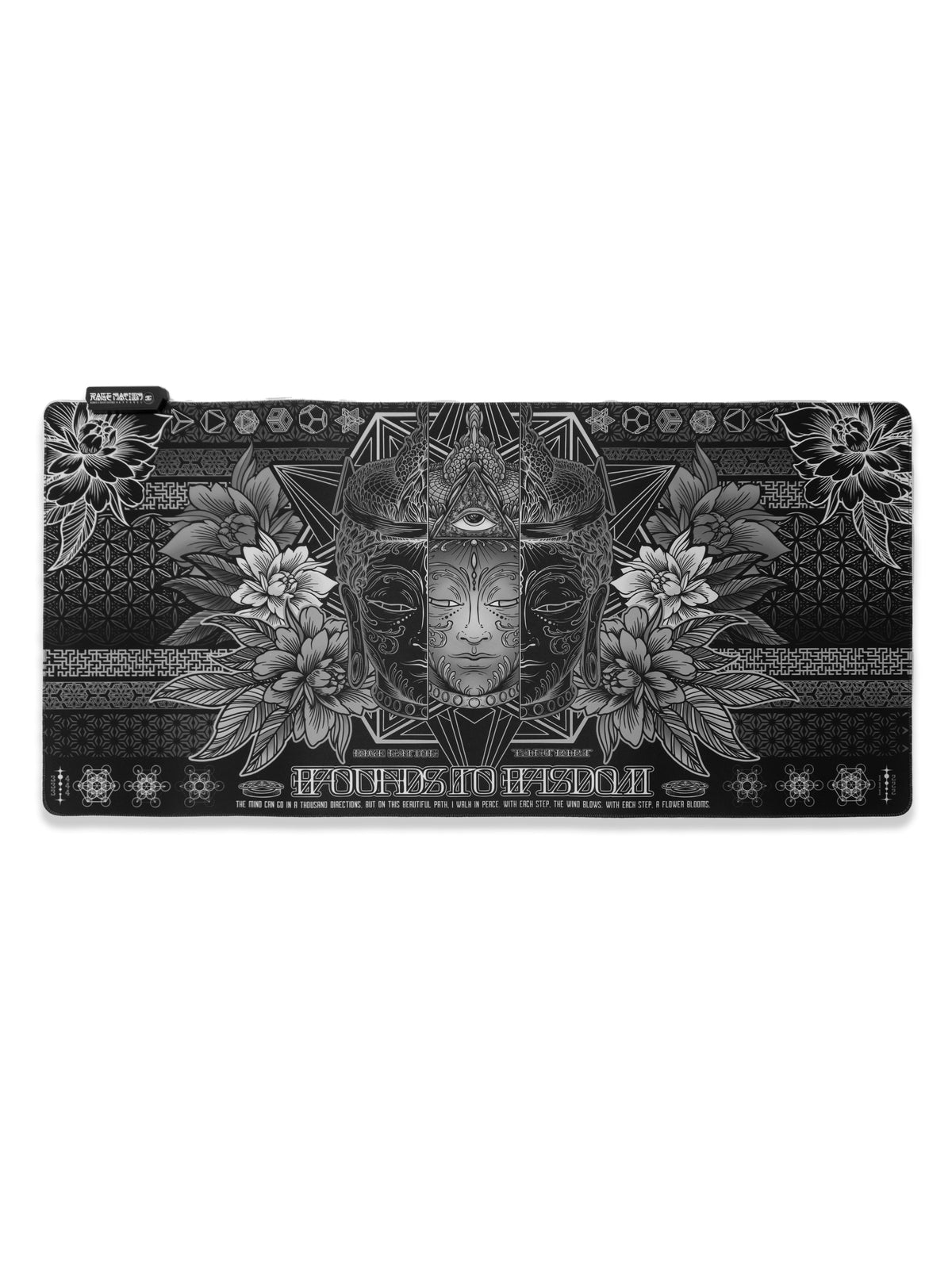 Wounds to Wisdom XXL RGB Gaming Mousepad