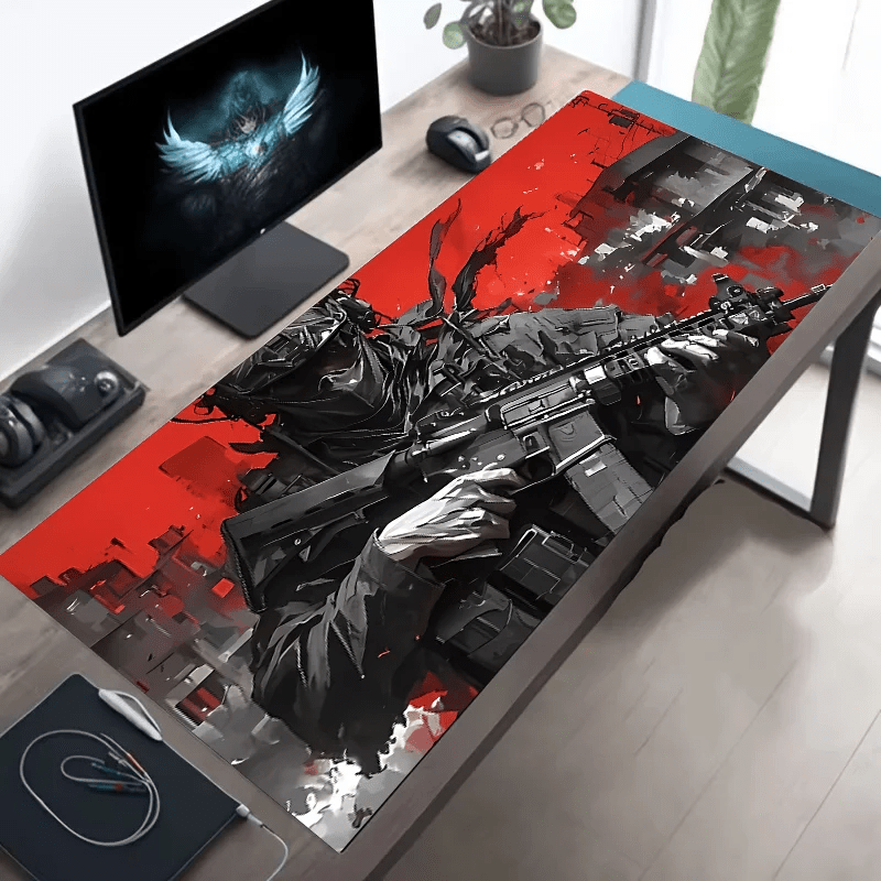 Tactical soldier XXL gaming deskmat, view 8