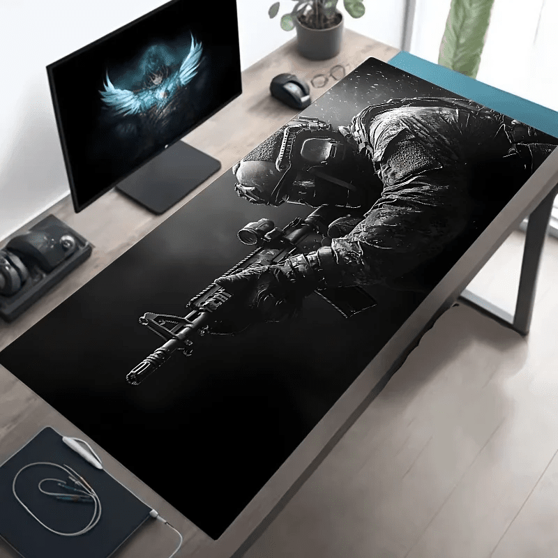 Tactical soldier XXL gaming deskmat, view 13
