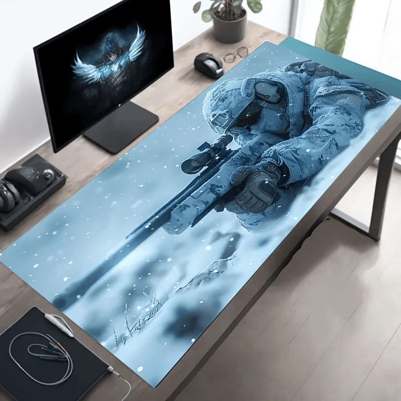 Tactical soldier XXL gaming deskmat, view 10