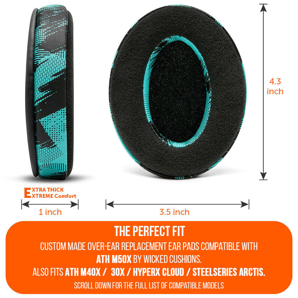 Upgraded Gaming Earpads - Hybrid Velour