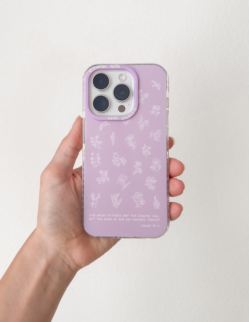 Wildflower iPhone case, view 3
