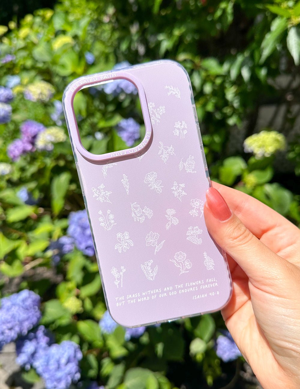 Wildflower iPhone case, view 4