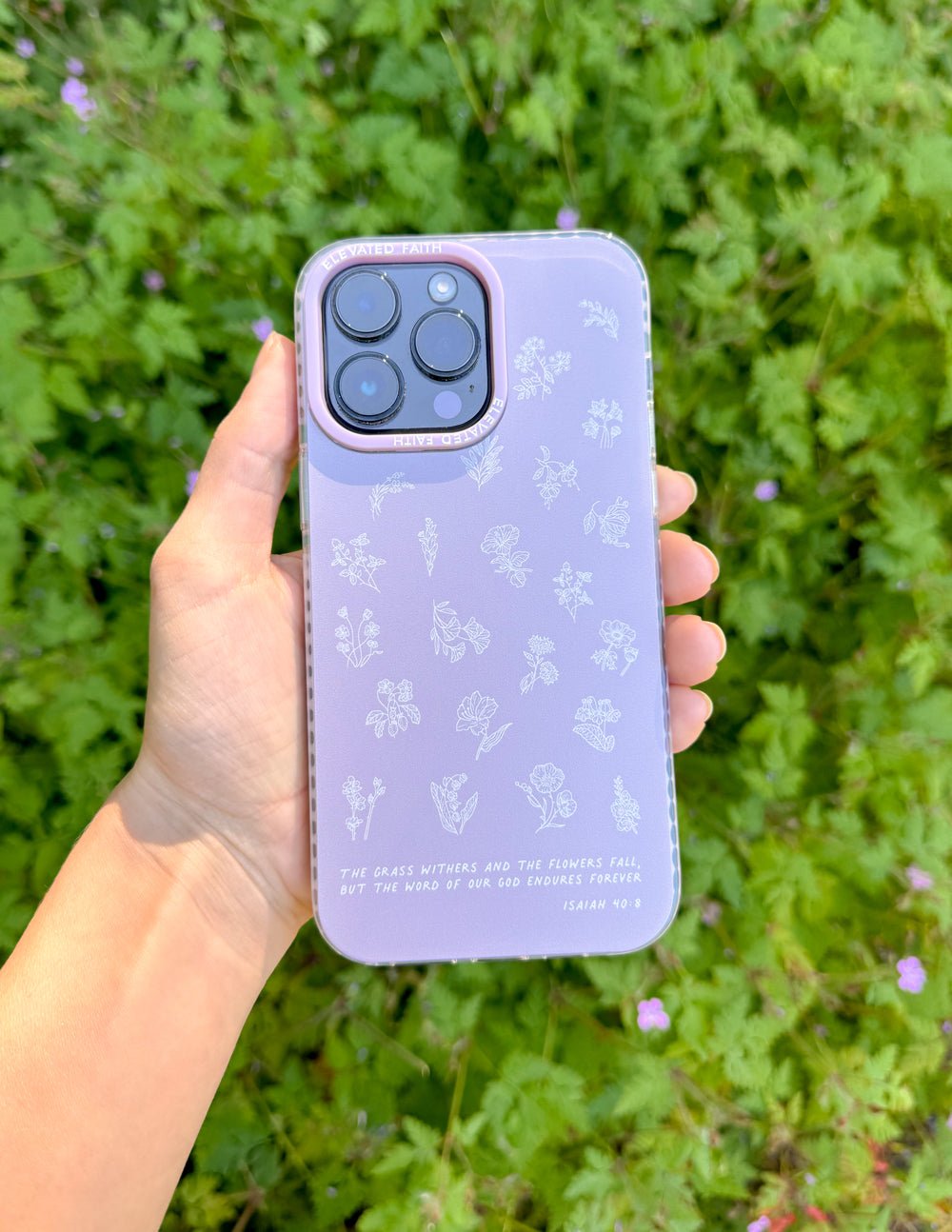 Wildflower iPhone case, view 2